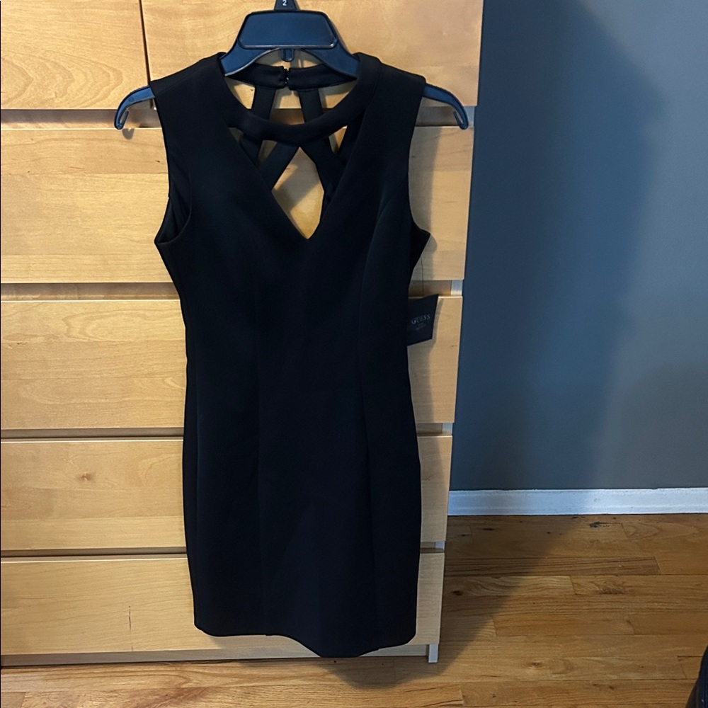 Guess Black Cutout Mini Dress